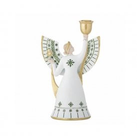 Evangeline White Candle Holder