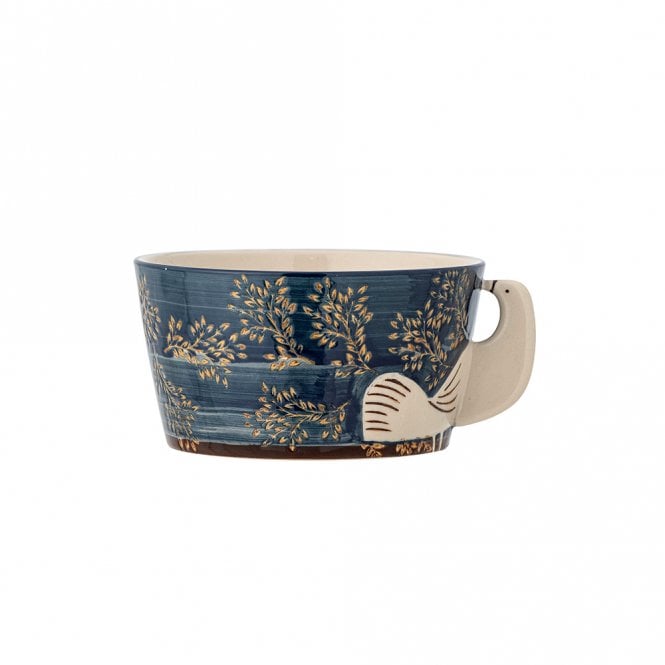 Bloomingville Hezha Blue Stoneware Bowl