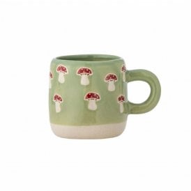 Millie Green Mushroom Stoneware Mini Mug