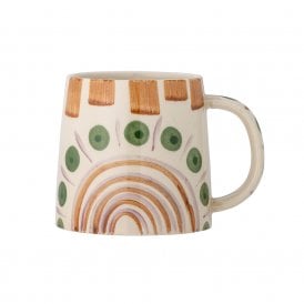 Shama Green Stoneware Mug - Large