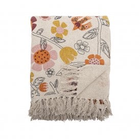 Vivielle Multi Floral Recycled Cotton Throw