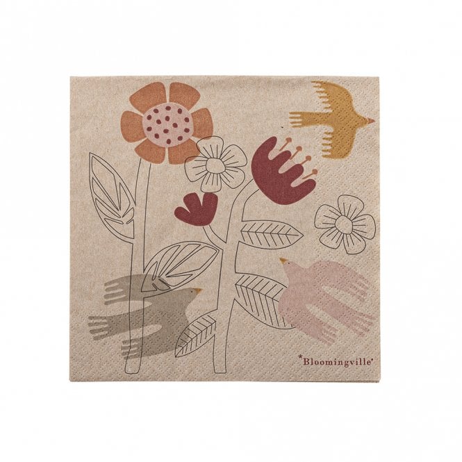 Bloomingville Vivielle Paper Napkins Pack of 20