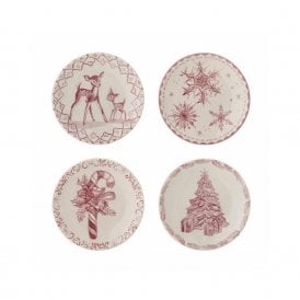 Wonderland Rose Stoneware Plate - Assorted