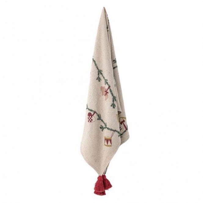 Bloomingville Yule Nature Recycled Cotton Throw