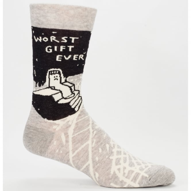 Blue Q Men's Worst Gift Ever Socks