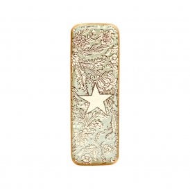 Flower Green Enamelled Aluminium Tray