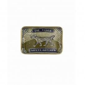 Safety Matches Enamelled Aluminium Mini Tray