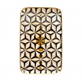 Stars Enamelled Aluminium Rectangular Tray