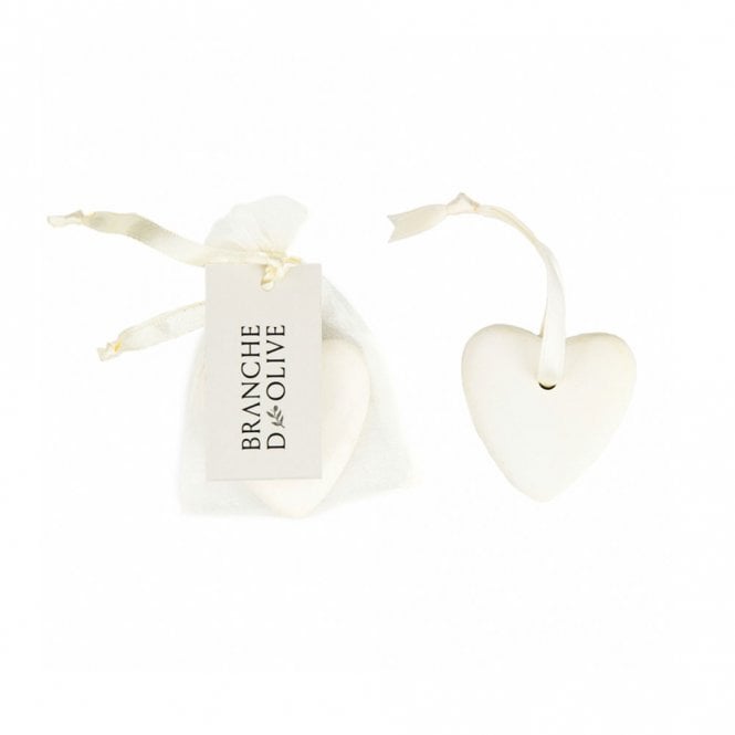 Branche d'Olive Garrigue Bagged Ceramic Heart