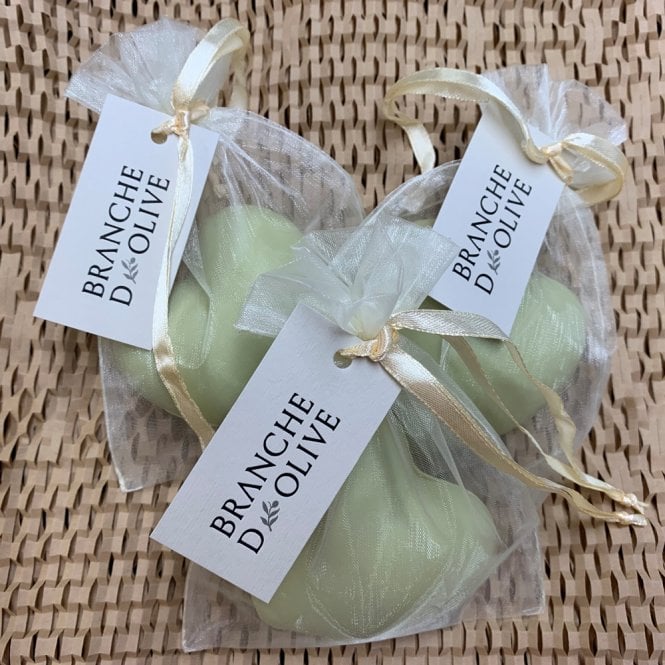 Branche d'Olive Garrigue Bagged Heart Soap