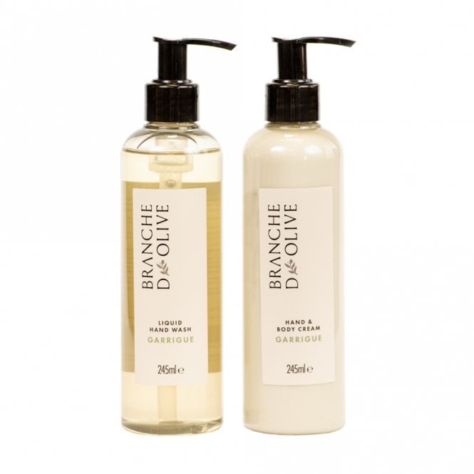 Branche d'Olive Garrigue Hand Wash & Hand Lotion Bagged Duo