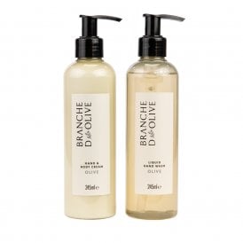 Olive Hand Wash & Hand Lotion Bagged Duo