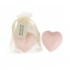 Rose Bagged Heart Soap