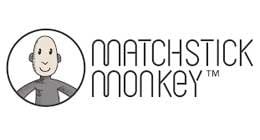 Matchstick Monkey Monkey Teething Toy - Dusty Pink