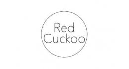 Red Cuckoo Brown with Blue Bird Claw Hair Clip