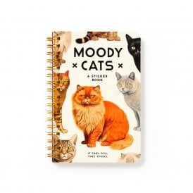 Moody Cats Sticker Book