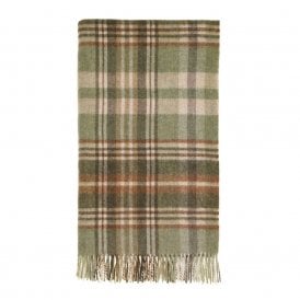 Glen Coe Sage Pure Wool Throw