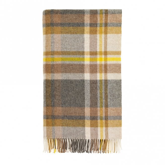 Bronte by Moon Portree Gold Merino Wool Throw