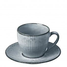 Nordic Sea Stoneware 150ml Cup & Saucer