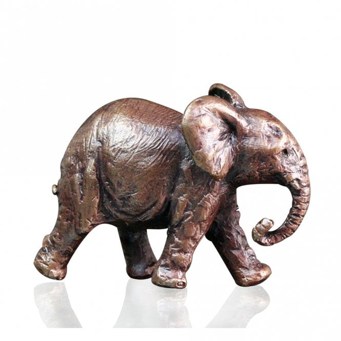 Butler & Peach Miniature Bronze Elephant