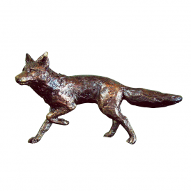 Miniature Bronze Fox Running