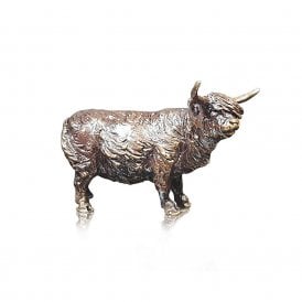 Miniature Bronze Highland Cow