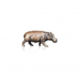 Miniature Bronze Hippo