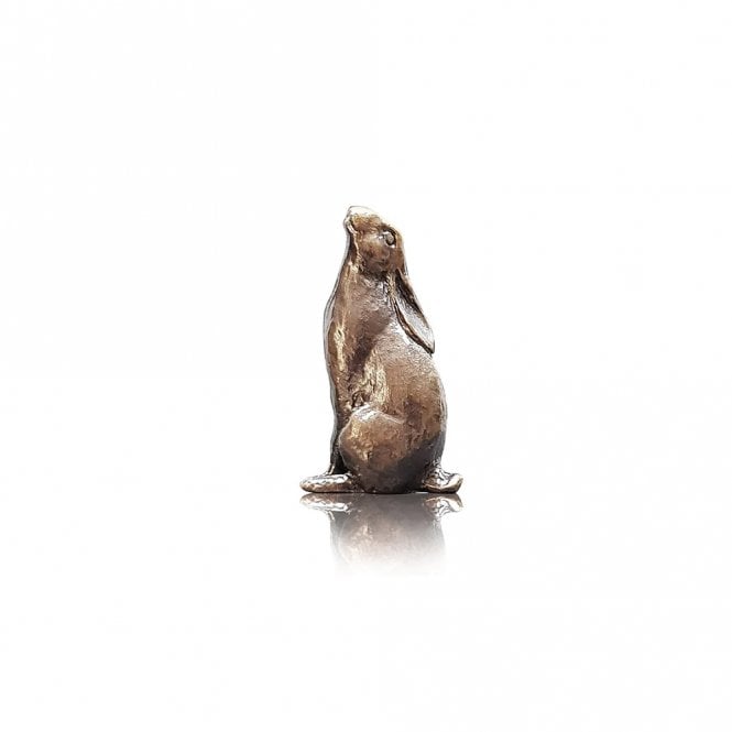 Butler & Peach Miniature Bronze Moon Gazing Hare