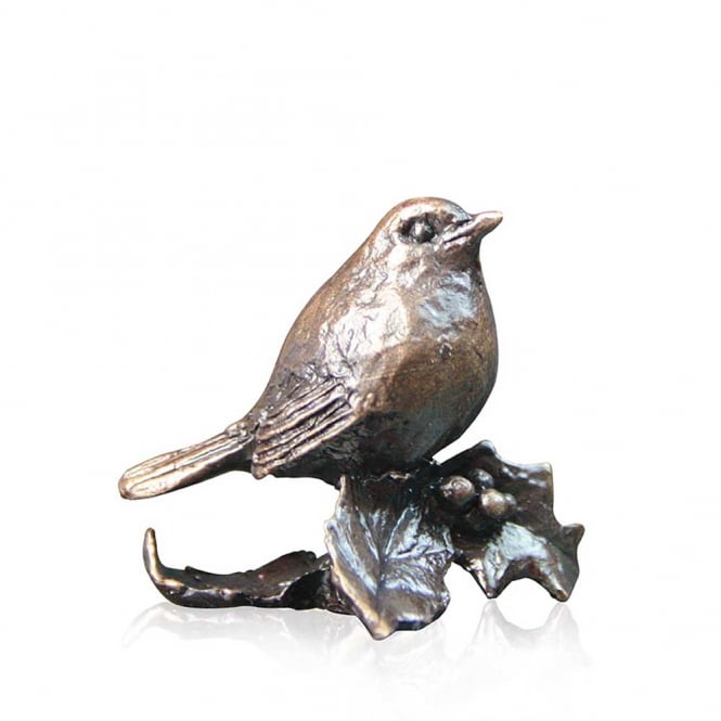 Butler & Peach Miniature Bronze Robin