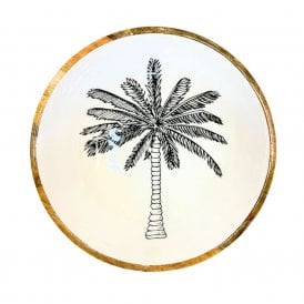 Palm Tree Mango Wood Bowl 35cm