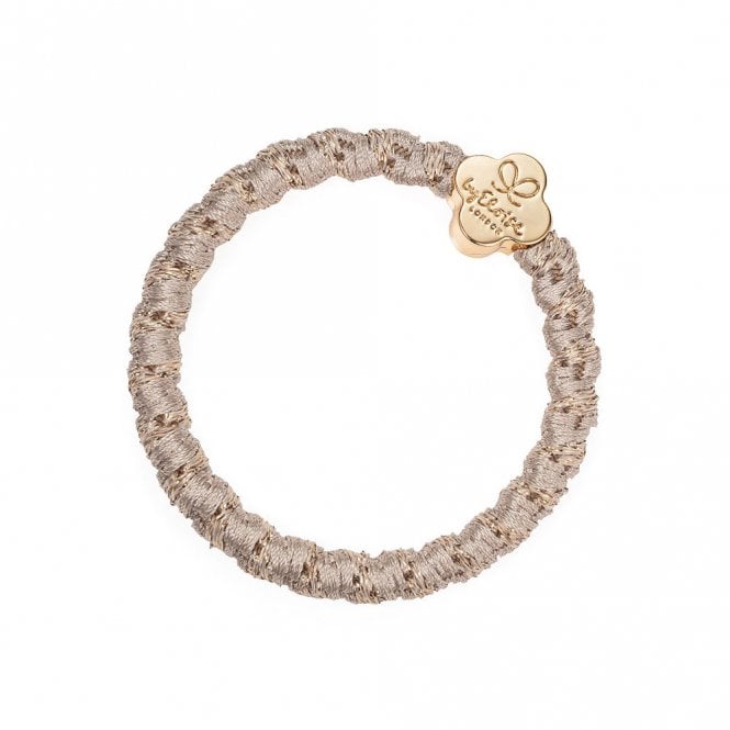 byEloise London Gold Quatrefoil Blonde Woven Bangle Band
