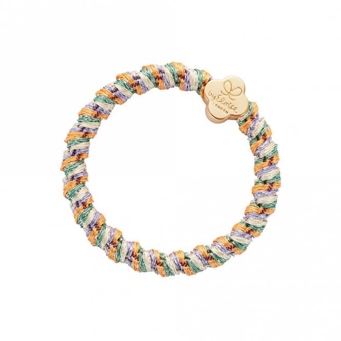 byEloise London Gold Quatrefoil Desert Bloom Woven Bangle Band