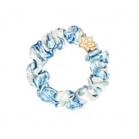Gold Star Santorini Silk Scrunchie Bangle Band