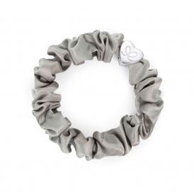 Silver Heart Moonlight Scrunchie Bangle Band