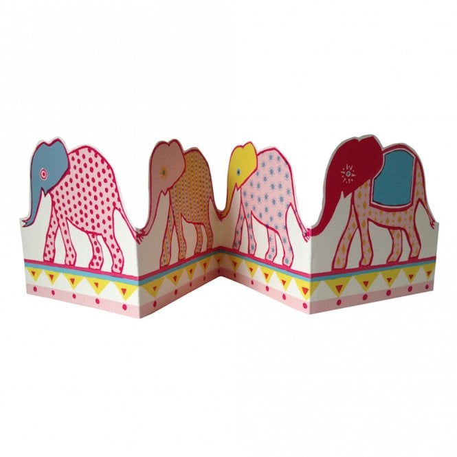 Cambridge Imprint Carnival of the Elephants Concertina Card
