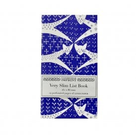 Cats Very Slim List Notebook
