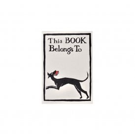 Dog 'This Book Belongs To' Book Plate Pack of 12
