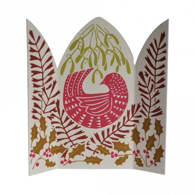 Cambridge Imprint Hidden Winter Bird Triptych Card