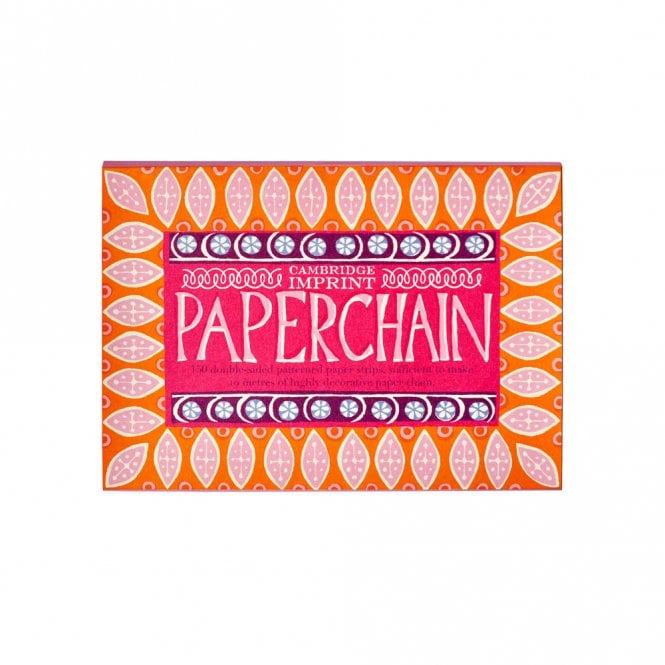 Cambridge Imprint Orange & Multi Coloured Paperchains 10m Set
