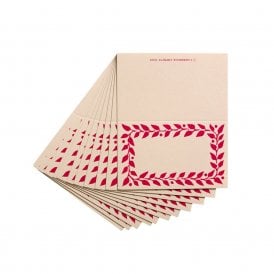 Raspberry Pack of 12 Place Cards