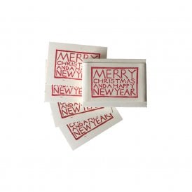 Set of 30 Red Christmas Gift Tags