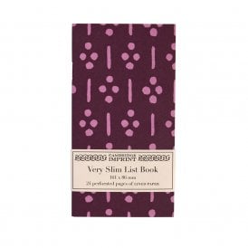 Ugizawa Damson Very Slim List Notebook