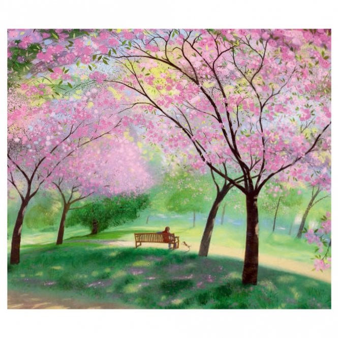 Canns Down Press Nicholas Hely Hutchinson Blossom in The Park Card