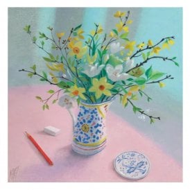Nicholas Hely Hutchinson Spring Flower Arrangement Card