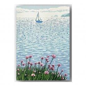 Hazel McNab Sea Pinks Card