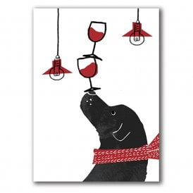 Kyoko Nemoto Dog & Wine Card