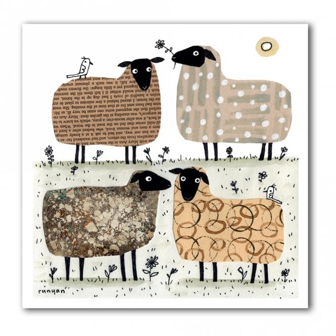 Cardiau NICO Cards Terry Runyan Sheep Card