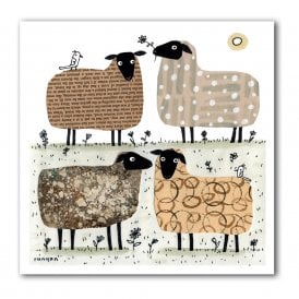 Terry Runyan Sheep Card