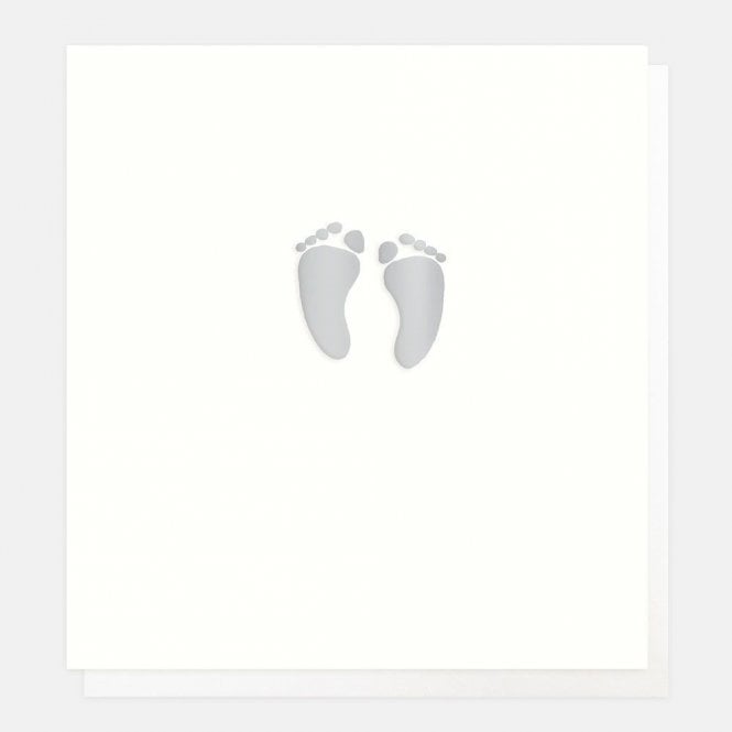 Caroline Gardner Baby Feet Card