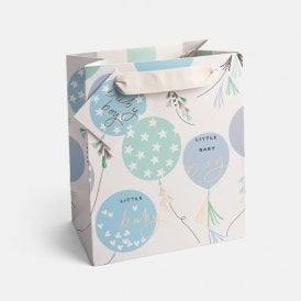 Balloons New Baby Boy Medium Gift Bag